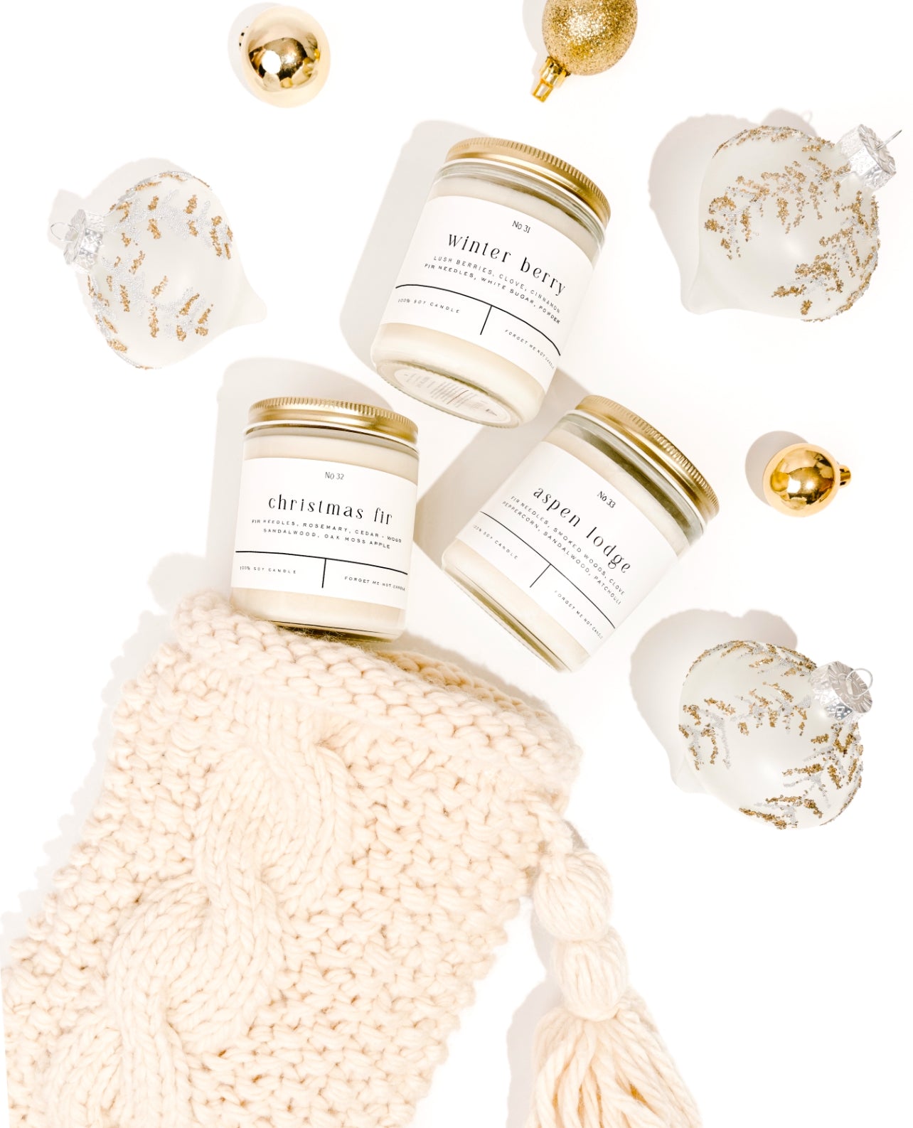 Christmas Fir 9 oz Glass Candle