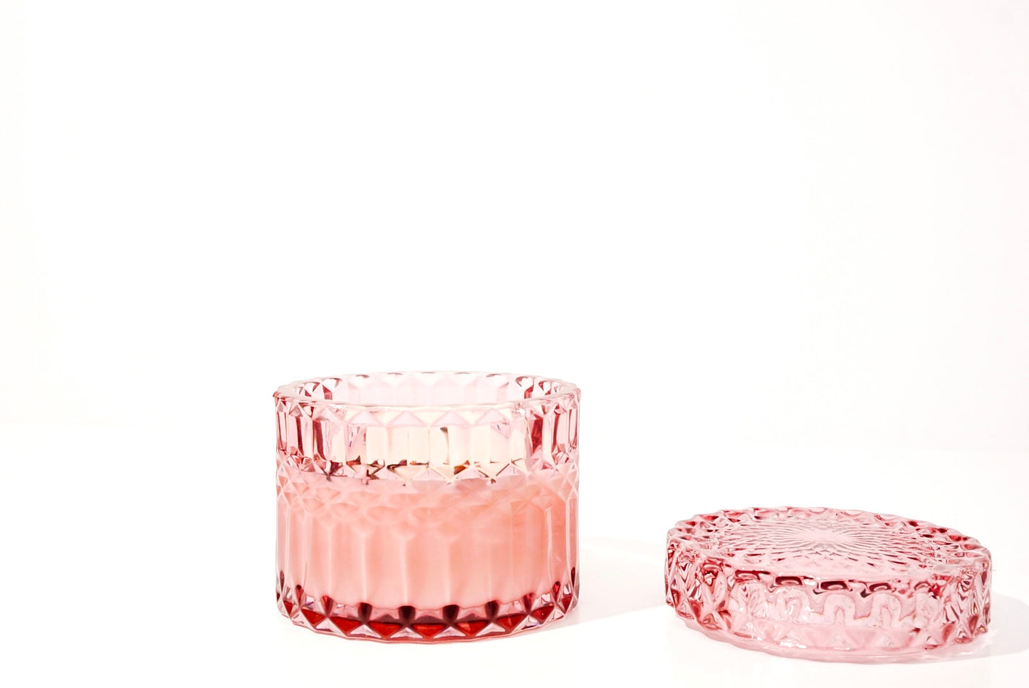 Rose Glass Jar Candle