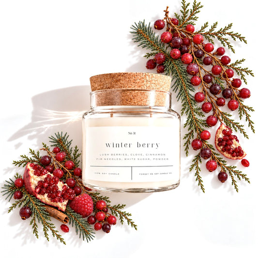 Winter Berry 22 oz Glass Candle
