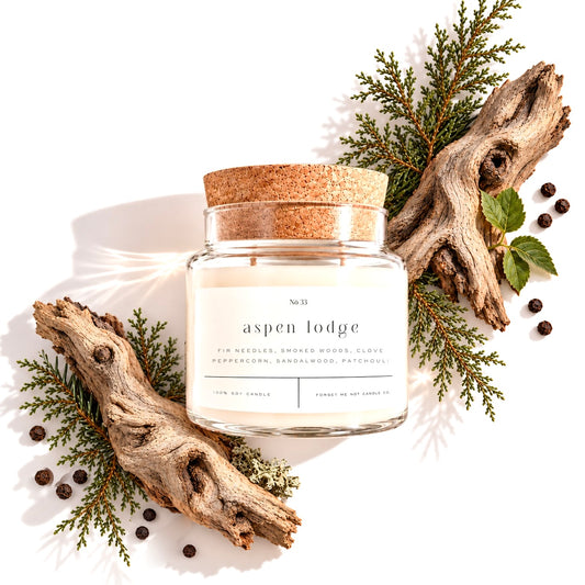 Aspen Lodge 22 oz Glass Candle