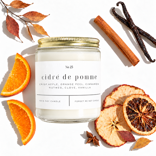 Cidre De Pomme 9 oz Glass Candle