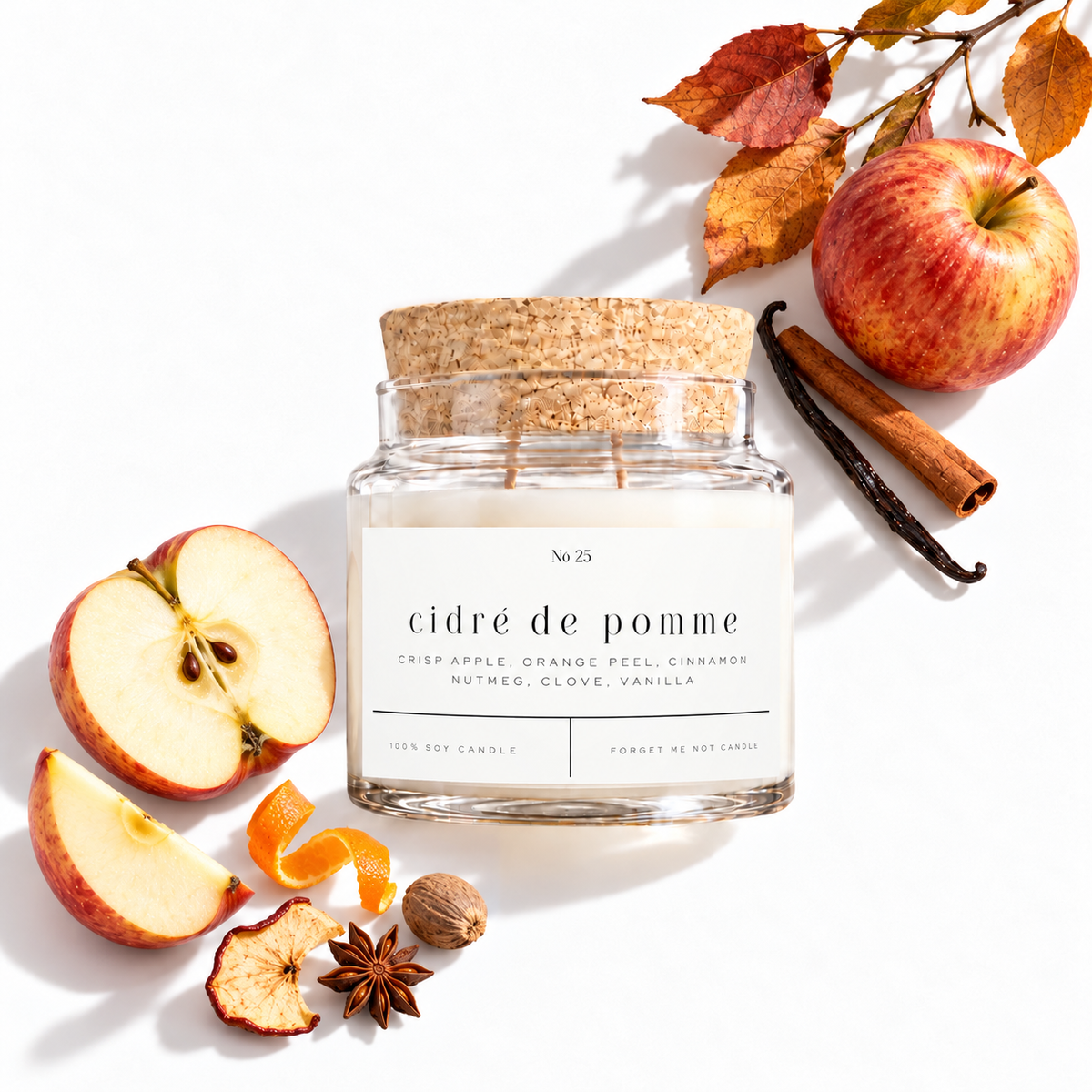 Cidre De Pomme 22 oz Glass Candle