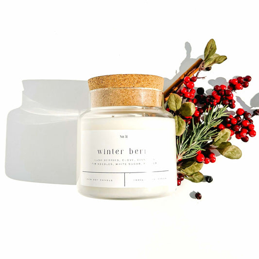 Winter Berry 22 oz Glass Candle