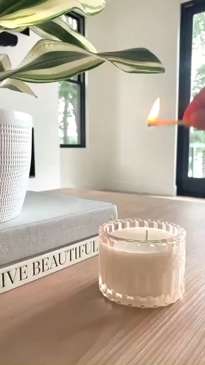 Blush Glass Jar Candle