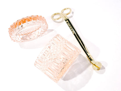 Blush Glass Jar Candle