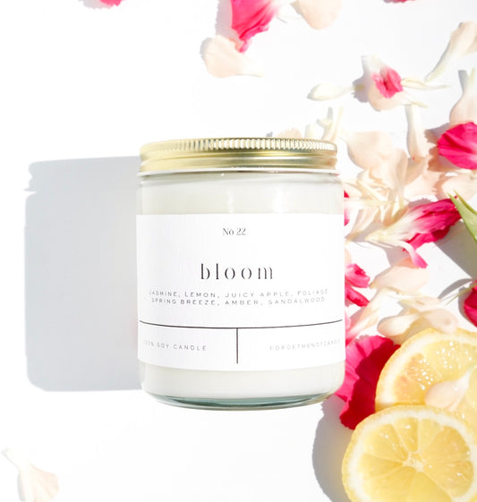 Bloom 9 oz Glass Candle